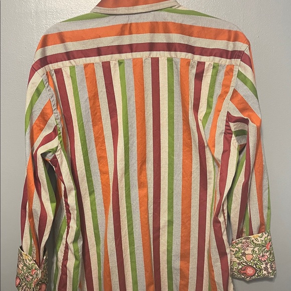 Robert Graham Multicolor Stripe Button-Down - Picture 5 of 6